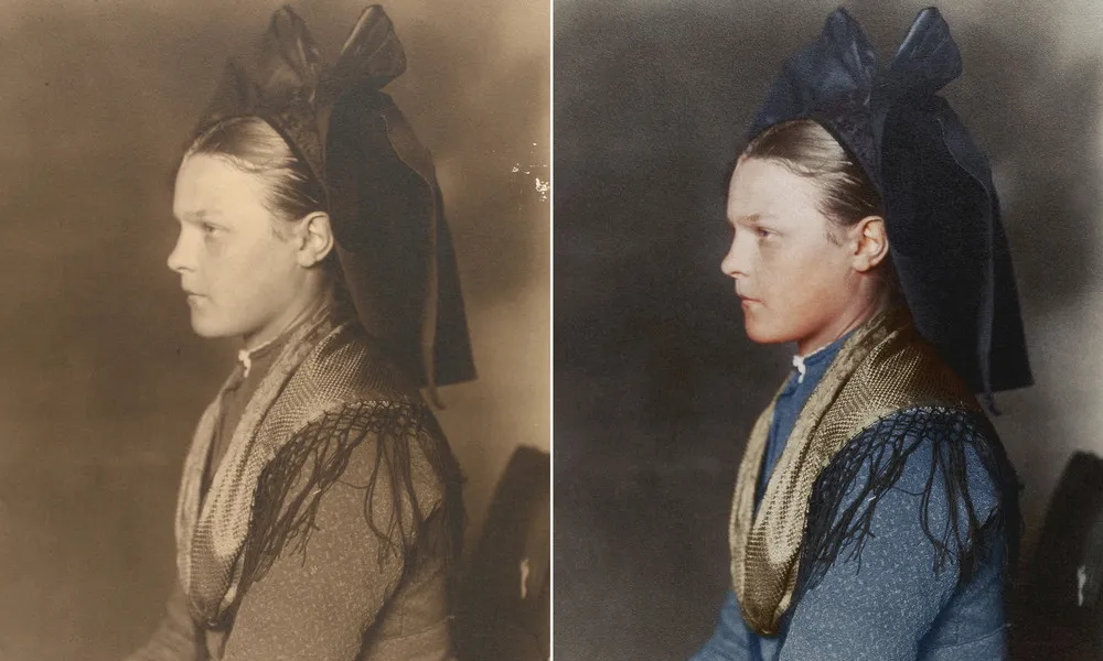 Color Portraits of Immigrants at Ellis Island