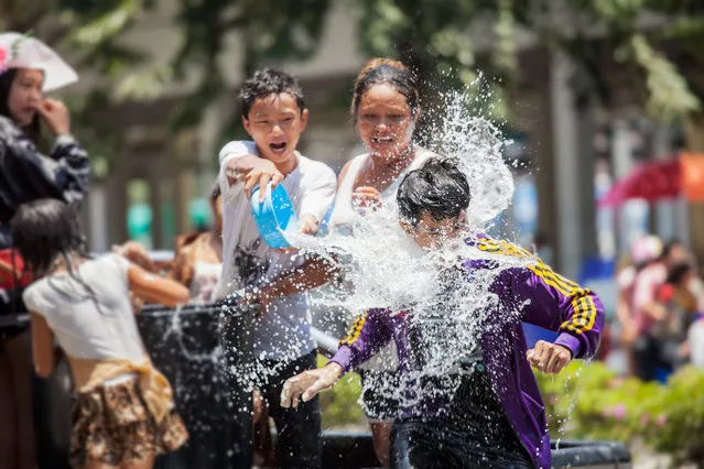 “Happy Sonkran ”. The Songkran festival is celebrated in Thailand as the traditional New Year's Day from 13 to 15 April. The water is meant as a symbol of washing all of the bad away. Location: Thailandia, Pattaya. (Photo and caption by Edgard De Bono/National Geographic Traveler Photo Contest)