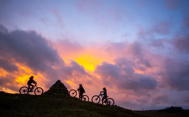 The calm before the storm on Chester Hill near Lauder in the Scottish Borders in the last decade of December  2023, as the UK braces itself for Storm Henk. (Photo by Phil Wilkinson/The Times)