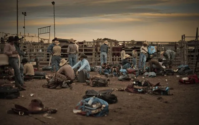 “Behind the scenes of rodeo in Branxton, Australia”. (Photo and caption by Valerie Prudon/2014 Sony World Photography Awards)