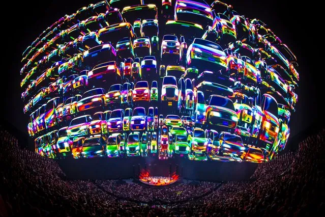 Phish perform during night one of their four-night run at Sphere on April 18, 2024 in Las Vegas, Nevada. (Photo by Rich Fury/Sphere Entertainment/Getty Images for Sphere Entertainment)