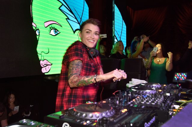 Actress/DJ Ruby Rose performs at the Surrender Nightclub in Encore at Wynn Las Vegas early August 20, 2015 in Las Vegas, Nevada. (Photo by David Becker/Getty Images for Wynn Las Vegas)