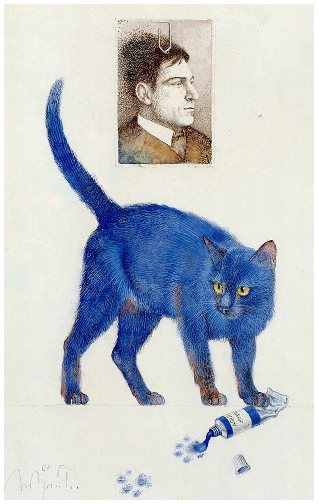 “Kater Murrs Galerie berühmter Katzen”. Artworks by Michael Mathias Prechtl