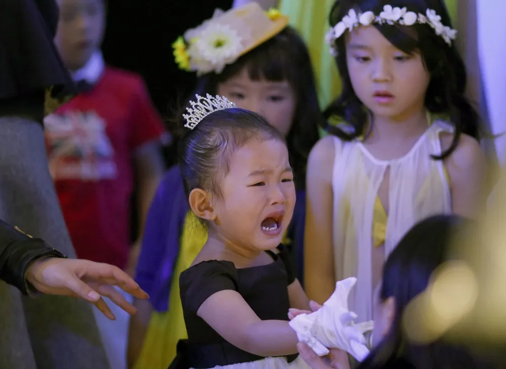 Children at China Fashion Week