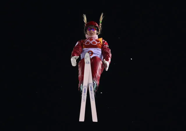 Alexandra Orlova from the team “Olympic Athletes from Russia” during the freestyle skiing finals of the 2018 Winter Olympics in the Bokwang Snow Phoenix Park in Pyeongchang, South Korea, 16 February 2018. (Photo by Mike Blake/Reuters)