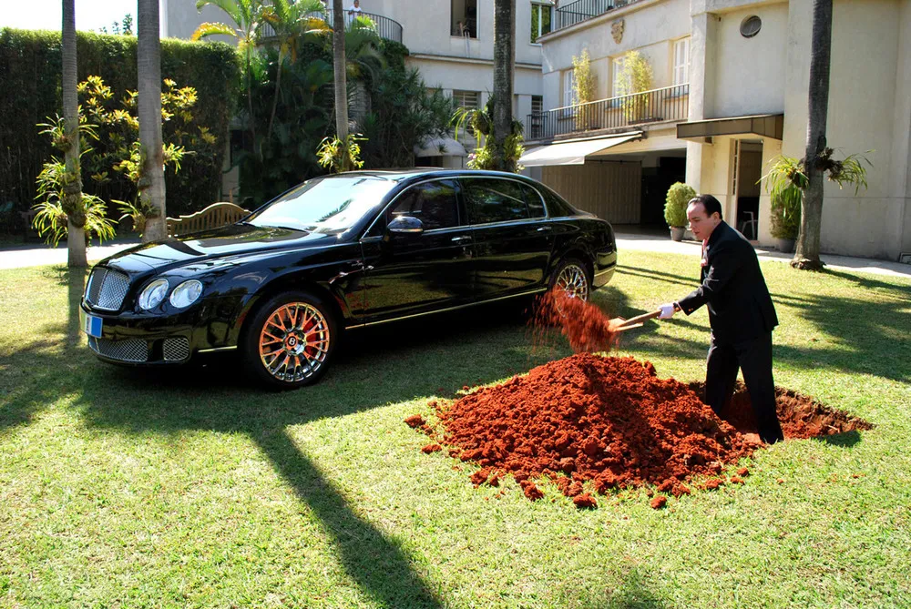 Brazilian Billionaire Buries His Bentley