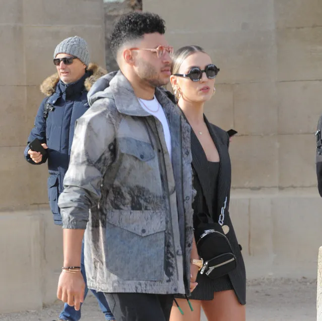 Perrie Edwards and Alex Oxlede-Chamberlin seen out and about in Paris on January 16, 2019. (Photo by Palace Lee/Splash News and Pictures)