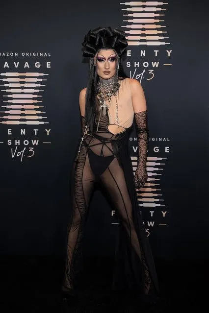 In this image released on September 22, American drag performer and make-up artist Gottmik attends Rihanna's Savage X Fenty Show Vol. 3 presented by Amazon Prime Video at The Westin Bonaventure Hotel & Suites in Los Angeles, California; and broadcast on September 24, 2021. (Photo by Emma McIntyre/Getty Images for Rihanna's Savage X Fenty Show Vol. 3 Presented by Amazon Prime Video)
