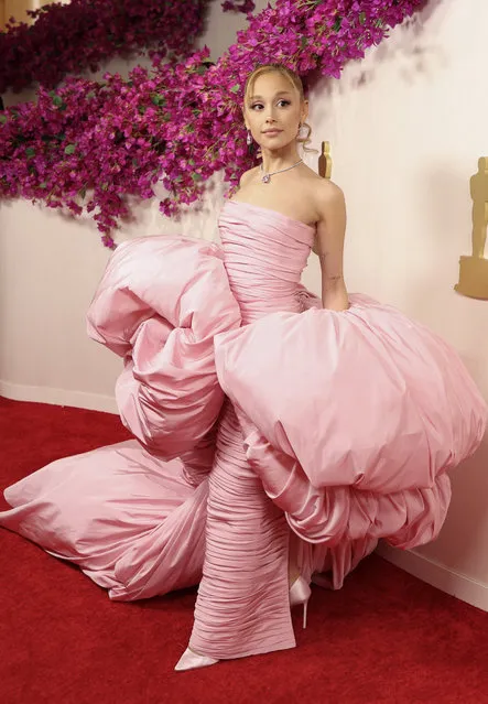 American singer-songwriter Ariana Grande attends the 96th Annual Academy Awards at the Dolby Theatre in Hollywood, California on March 10, 2024. (Photo by David Swanson/AFP Photo)