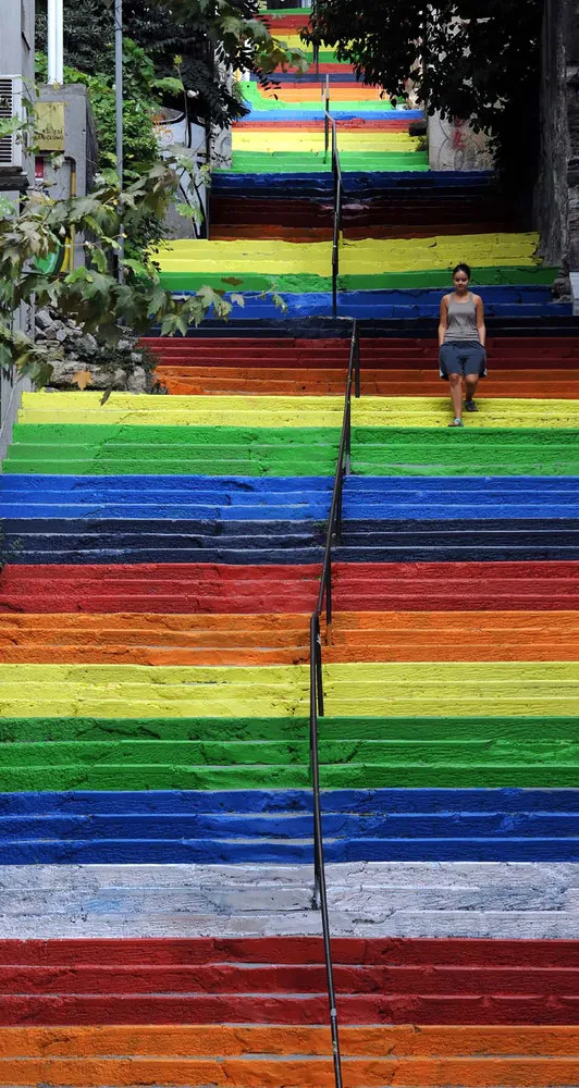 Painted Stairs From All over the World