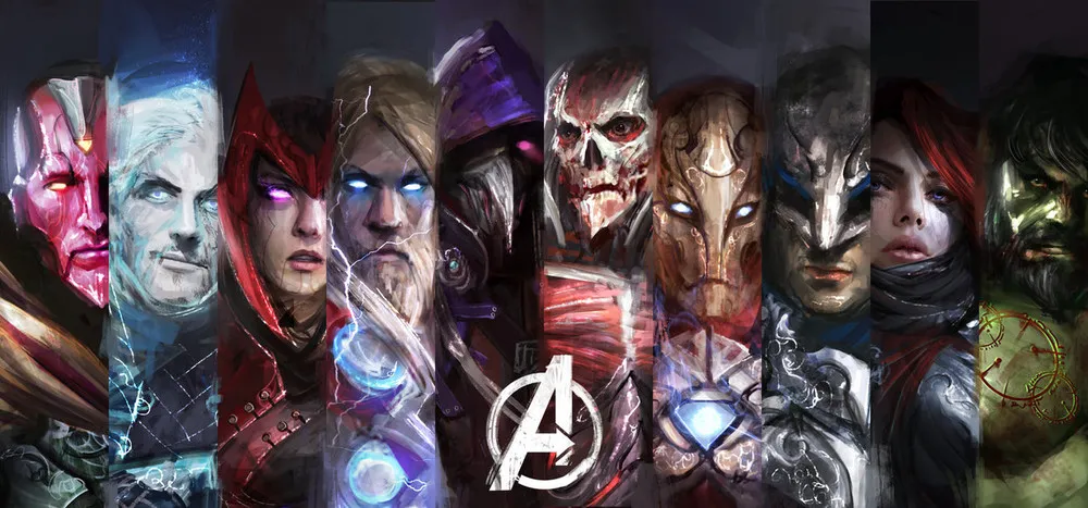 The Avengers Re-Imagined by Daniel Kamarudin