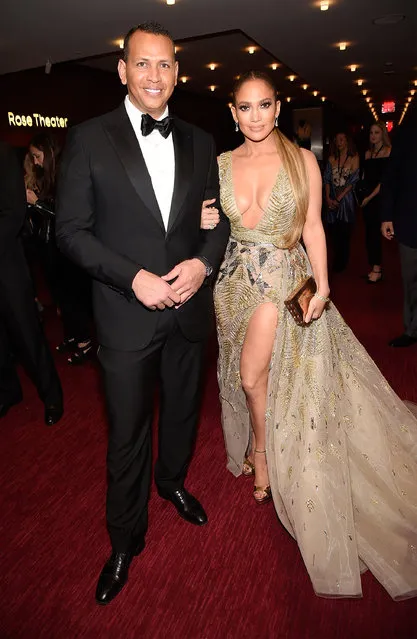 Alex Rodriguez and Jennifer Lopez attend the 2018 Time 100 Gala at Jazz at Lincoln Center on April 24, 2018 in New York City. (Photo by Kevin Mazur/Getty Images for Time)