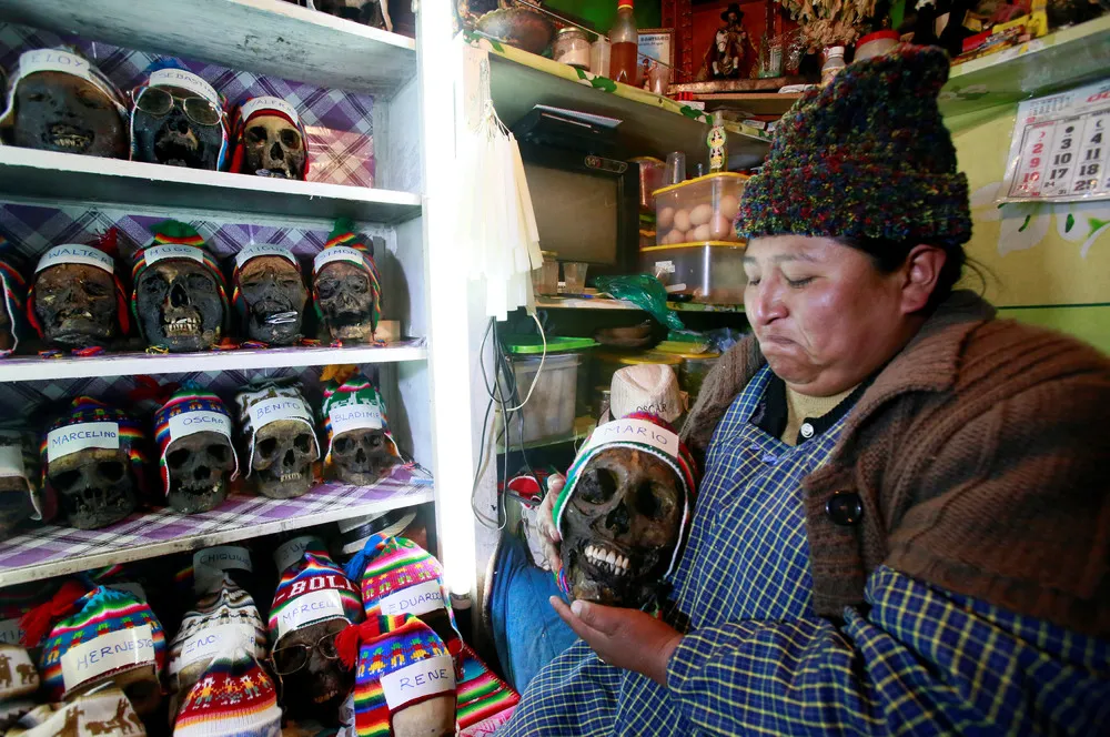 Skull Festival in Bolivia