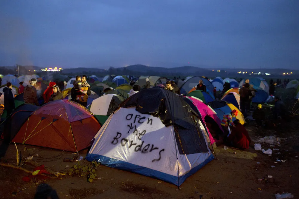 Refugees at Greek Border