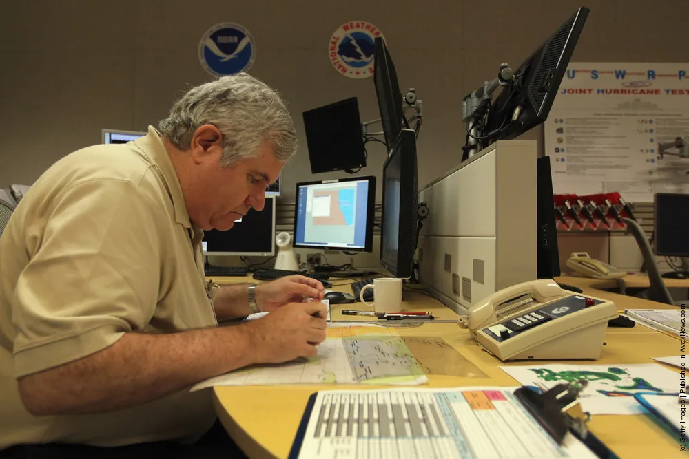 National Hurricane Center Prepares For Storms, As First Named Tropical Storm Forms In Gulf