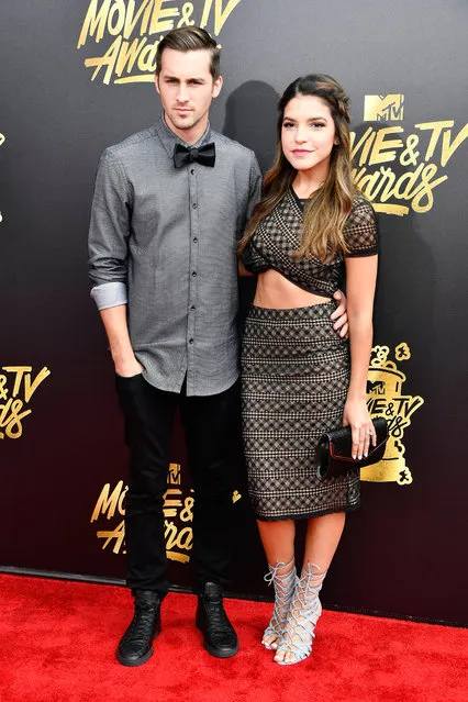 Actors Cody Johns (L) and Alexys Gabrielle Johns attend the 2017 MTV Movie And TV Awards at The Shrine Auditorium on May 7, 2017 in Los Angeles, California. (Photo by Frazer Harrison/Getty Images)