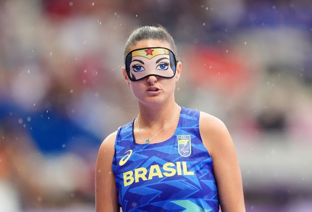 Brazil's Camila Muller during the Women's 400m – T11 Round 1 at the Stade de France on day two of the Paris 2024 Summer Paralympic Games on Friday, August 30, 2024. (Photo by Adam Davy/PA Wire)