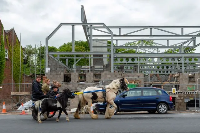 Travellers and Gypsies at Appleby in Cumbria, England on June 7, 2020. This weekend would of been the Appleby Horse Fair which has been cancelled due to the global pandemic. (Photo by WittWooPhoto/Rex Features/Shutterstock)
