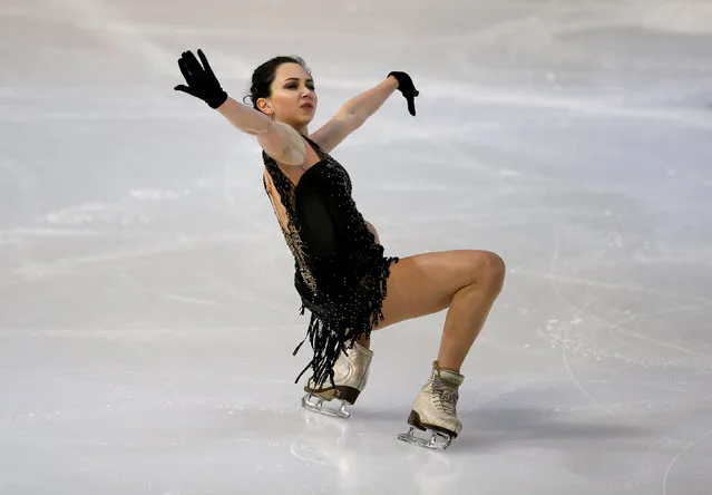 Russian skater Elizaveta Tuktamysheva performs during the Ladies Free Skating for an event of the Internationaux de France ISU Grand Prix of Figure Skating in Grenoble, central- eastern France, on November 18, 2017. (Photo by Robert Pratta/Reuters)