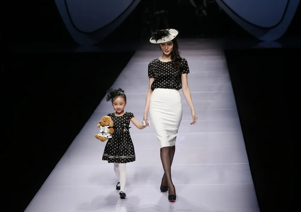 Children at China Fashion Week
