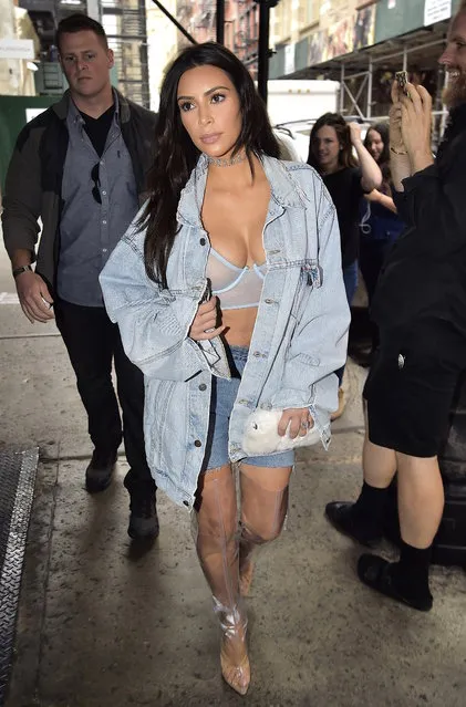 Kim Kardashian is seen in Soho on September 6, 2016 in New York City. (Photo by Alo Ceballos/GC Images)