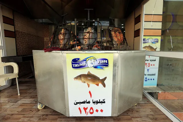 A restaurant named Trump Fish is seen in the Kurdish city of Duhok, Iraq, December 11, 2016. (Photo by Ari Jalal/Reuters)