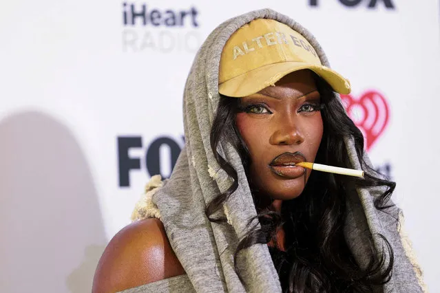 American rapper Doechii attends the 2024 iHeartRadio Music Awards at Dolby Theatre on April 01, 2024 in Hollywood, California. (Photo by Aude Guerrucci/Reuters)