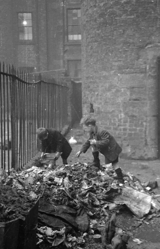 Glasgow Slum in the Late 1940s