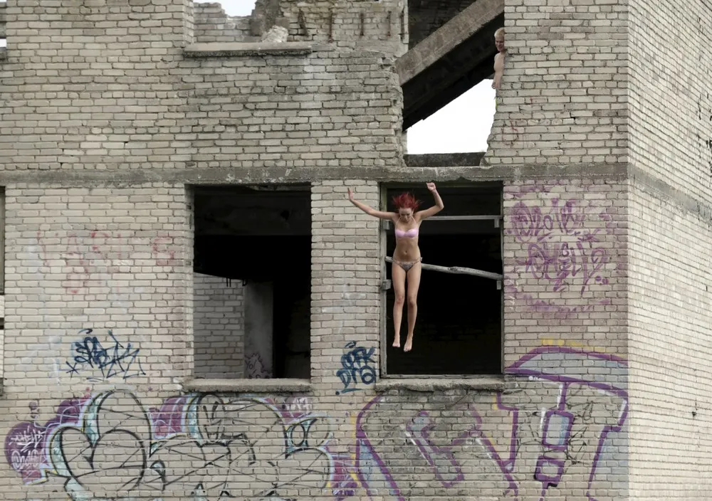 Bathing in an Abandoned Prison