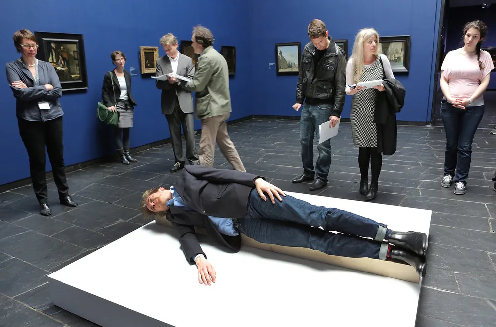 “One Minute Sculptures” by Erwin Wurm