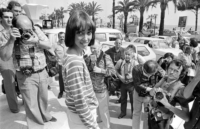 American actress Shelley Duvall poses for photographers at the 30th Cannes Film Festival in France, May 27, 1977. Duvall, whose wide-eyed, winsome presence was a mainstay in the films of Robert Altman and who co-starred in Stanley Kubrick's “The Shining”, has died. She was 75. (Photo by Jean-Jacques Levy/AP Photo)
