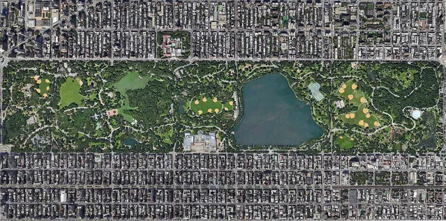 Central Park – New York. (Photo by Digital Globe/Caters News)