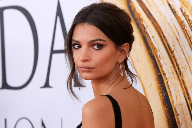 Actress and model Emily Ratajkowski arrives for the 2016 CFDA Fashion Awards in Manhattan, New York, U.S., June 6, 2016. (Photo by Andrew Kelly/Reuters)