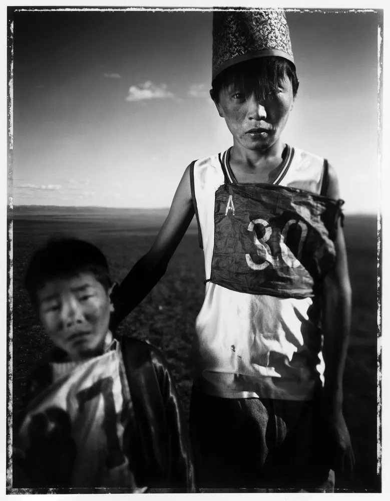 Mongolian Child Jockeys