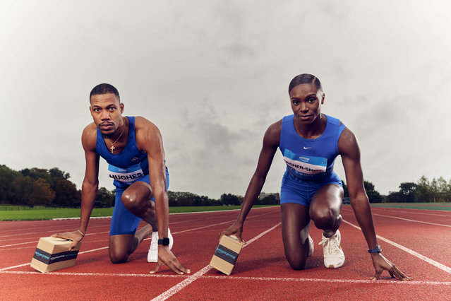 Olympic medallists Dina Asher-Smith and Zharnel Hughes have been recruited as Amazon’s speediest delivery duo to make extra special deliveries ahead of Prime Big Deal Days, the two-day deals event on the 8thand 9thOctober 2024 offering Prime members exclusive access to hundreds of thousands of deals from top brands. (Photo by Mikael Buck/Amazon Prime)