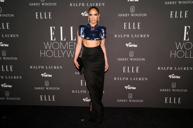 American actress and singer Jennifer Lopez attends ELLE's Women in Hollywood Celebration, in Los Angeles, California on December 6, 2023. (Photo by Mario Anzuoni/Reuters)