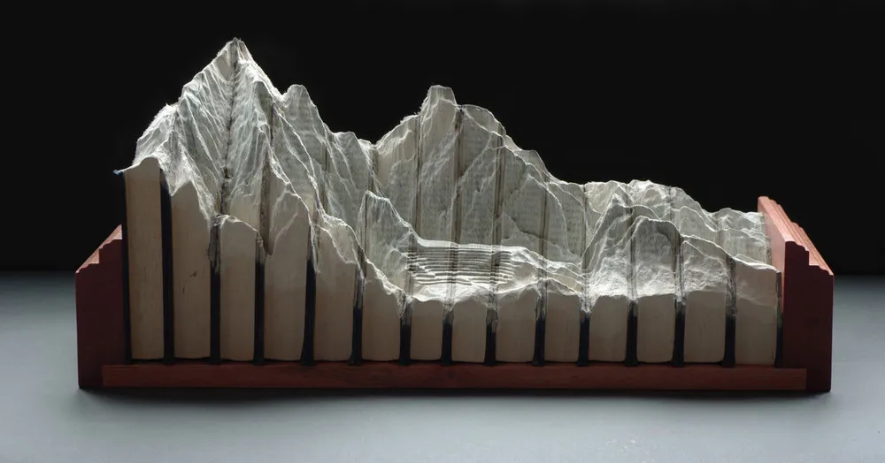  Landscapes Carved Out of Books by Guy Laramee