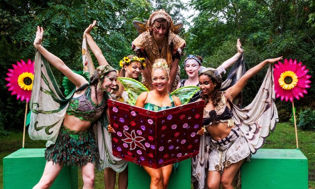 The Australian Shakespeare Company created a musical adventure in The Dream Fairies: Adventure through Bubble Land, telling the story of Tinkerbell and the fairies from A Midsummer Night’s Dream, which families can enjoy at Kew Gardens this summer. (Photo by BensCapMedia/Alamy Live News)