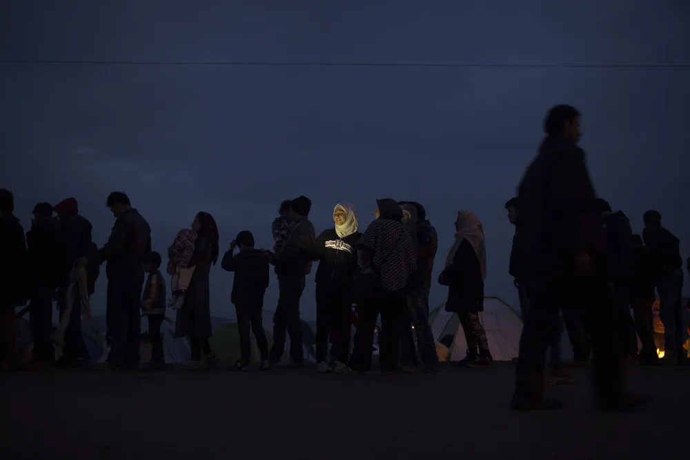 Refugees at Greek Border