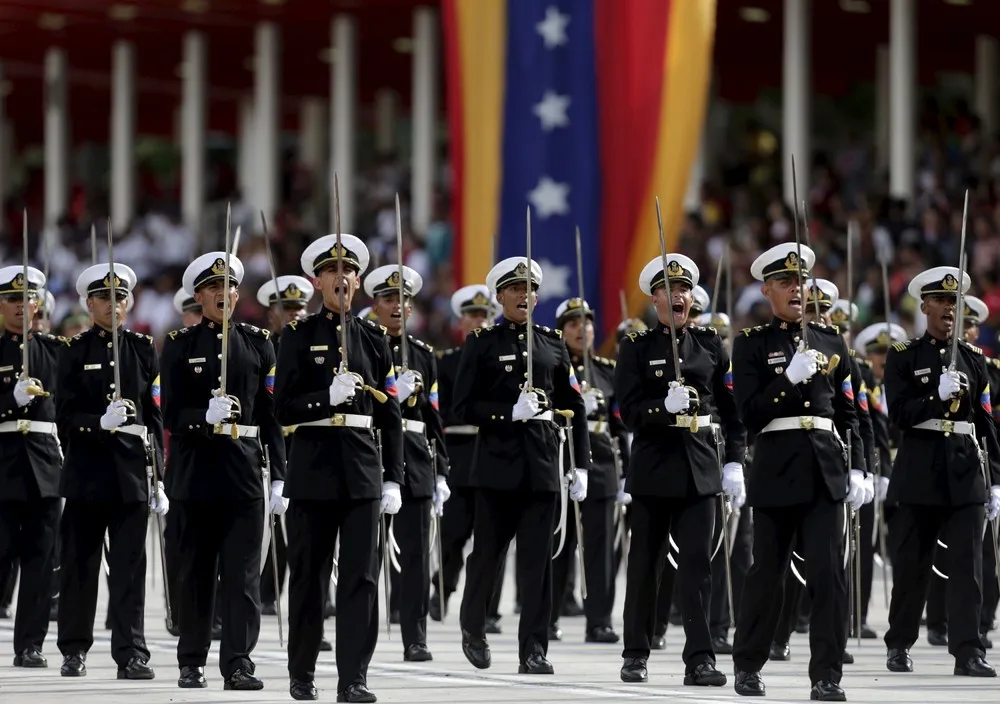 Military Parade in Caracas