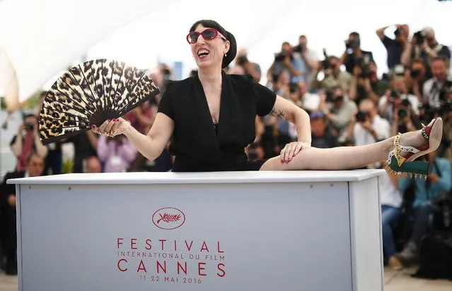Spanish actress Rossy de Palma poses during the photocall for “Julieta” at the 69th annual Cannes Film Festival, in Cannes, France, 17 May 2016. The movie is presented in the Official Competition of the festival which runs from 11 to 22 May. (Photo by Ian Langsdon/EPA)