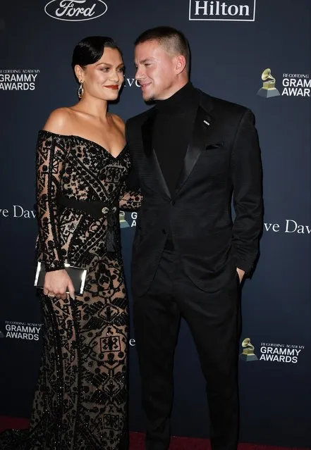 (L-R) Jessie J and Channing Tatum attend the Pre-GRAMMY Gala and GRAMMY Salute to Industry Icons Honoring Sean “Diddy” Combs on January 25, 2020 in Beverly Hills, California. (Photo by Jon Kopaloff/Getty Images)