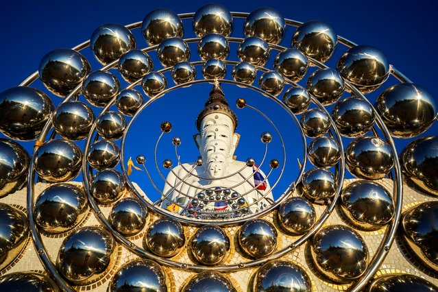 The big Buddha statues are seen at Wat Phra That Pha Sorn Kaew temple, Khao Kho district, Phetchabun province, Thailand, on December 17, 2024. (Photo by Athit Perawongmetha/Reuters)