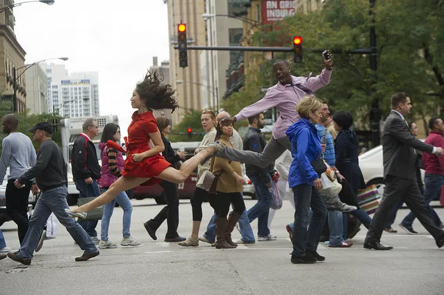 “Dancers Among Us”: Chicago – Angela Dice and Demetrius McClendon. (Photo by Jordan Matter)