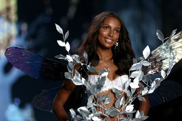 A model walks the runway at the annual Victoria's Secret fashion show at Earls Court on December 2, 2014 in London, England. (Photo by Tim P. Whitby/Getty Images)