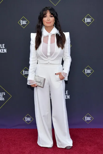 Kyle Richards attends the 2019 E! People's Choice Awards at Barker Hangar on November 10, 2019 in Santa Monica, California. (Photo by Rodin Eckenroth/WireImage)