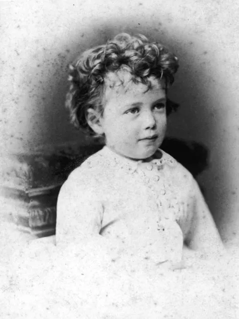 Tsar Nicholas II of Russia (1868–1918) as a child, circa 1870.