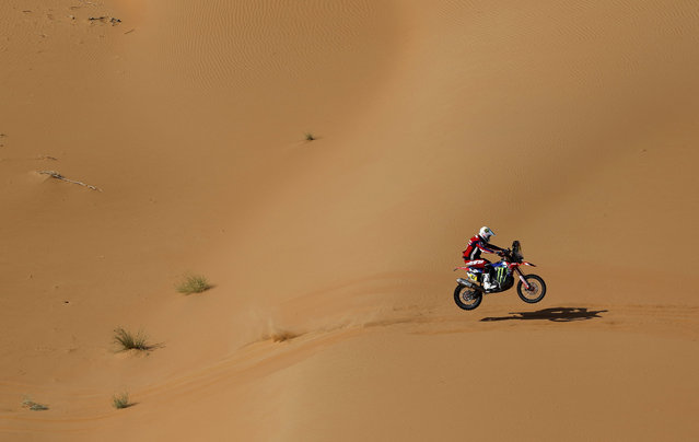 The 2025 World Rally Raid Championship began with the Dakar Rally. Back in Saudi Arabia for the sixth time, the Dakar runs from January 3-17. Adrien Van Beveren was on fine form as he competed in Saudi Arabia on January 16, 2025. (Photo by Hamad I Mohammed/Reuters)