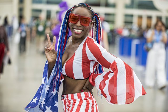 Actress/stuntwoman Janeshia Adams-Ginyard poses during Day 3 of 2025 Comic-Con International on July 26, 2025 in San Diego, California. (Photo by Daniel Knighton/Getty Images)