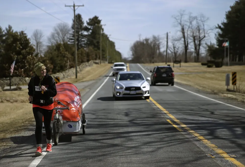 68-Year-Old Woman Runs across America